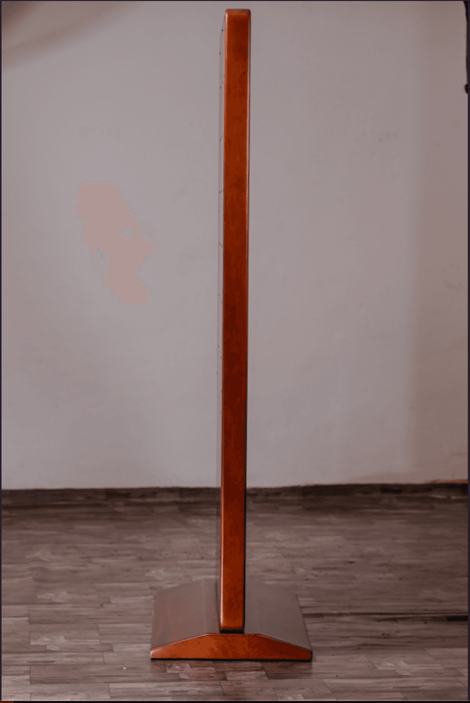 Side Profile of Wooden Interactive Kiosk